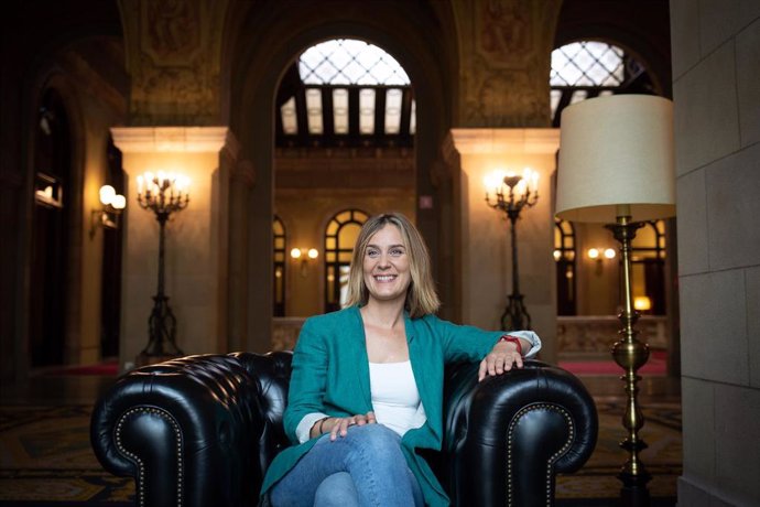 La presidenta y diputada de los comuns en el Parlament, Jessica Albiach, en una imagen de archivo. 