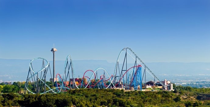 Vista de PortAventura World.