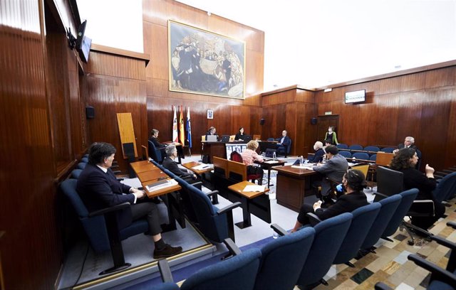 Archivo - Pleno del Ayuntamiento de Santander en foto de archivo