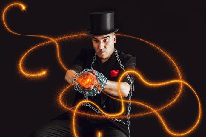 Cartel del espectáculo de magia de Luis Yoyra