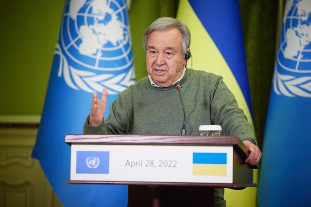 Archivo - El secretario general de la ONU, António Guterres. 