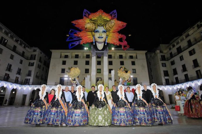 Imagen de la Hoguera Oficial 2022