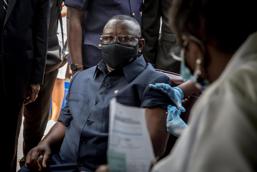 El presidente de Sierra Leona, Julius Maada Bio.