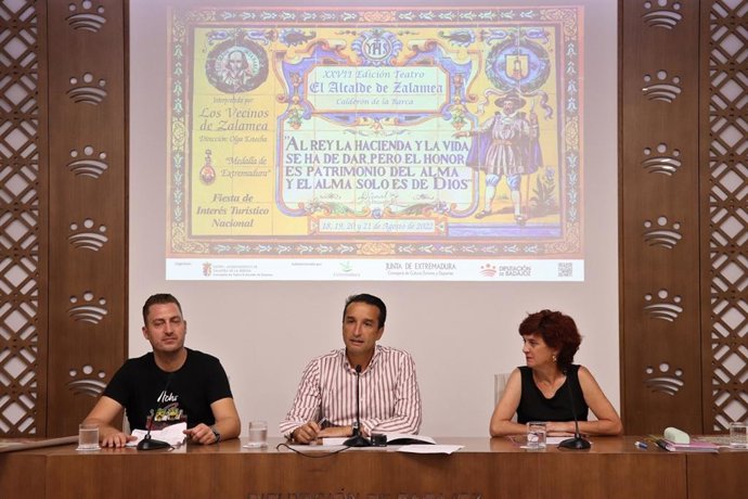 Presentación de la representación del 'El alcalde de Zalamea'