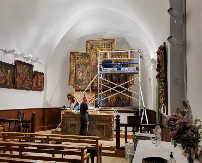 Retablo de santa Eulalia de Javierre de Bielsa.