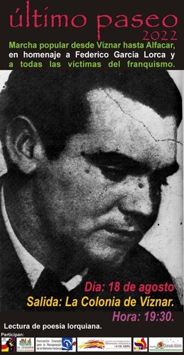 Cartel de la ruta 'Último paseo' para 2022