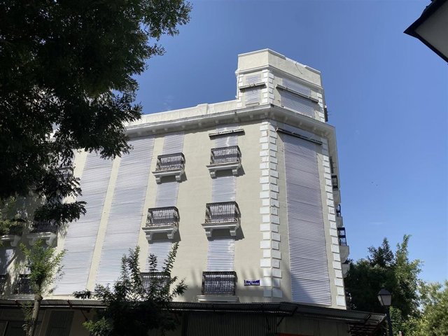 Edificio de la calle General Pardiñas número 35, donde tuvo lugar la explosión