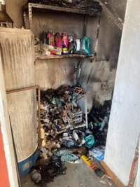 Arde el cuarto de calderas de una casa de Palomares (Sevilla) tras una deflagración que no deja heridos