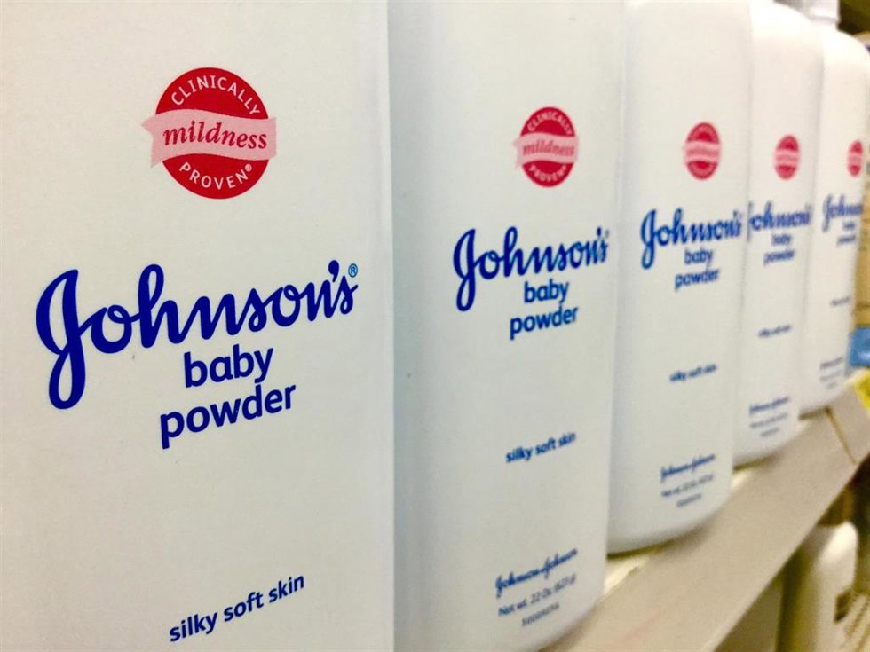 Polvo de talco para bebés de Johnson & Johnson