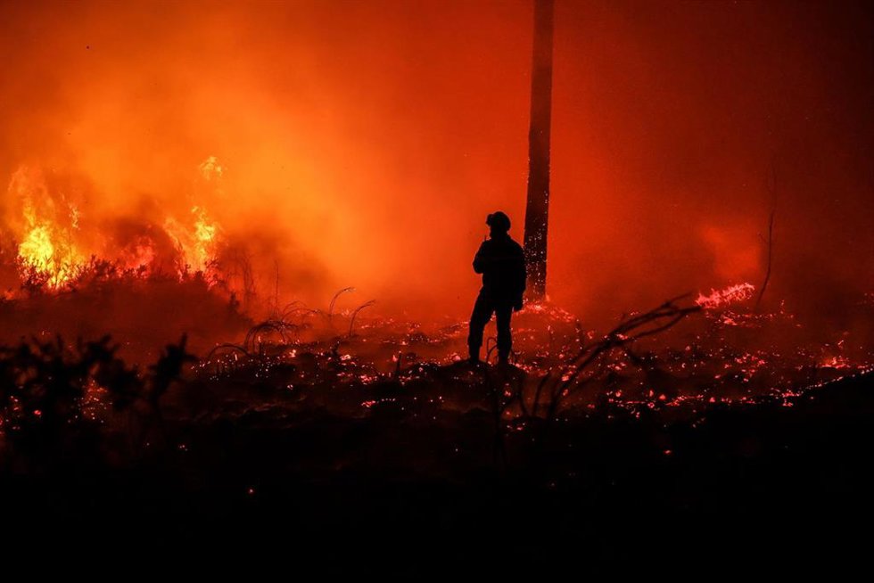 Imagen de archivo de los incendios en Francia.