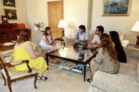 Armengol recibe en audiencia al presidente de Espai Mallorca