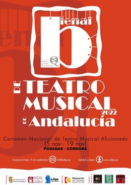 Cartel de la Bienal de Teatro de Posadas.