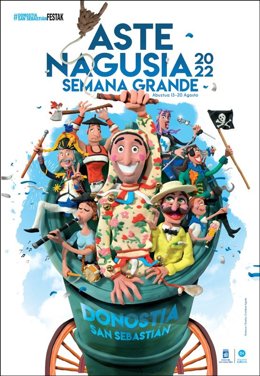 Cartel de la Semana Grande de San Sebastián 2022