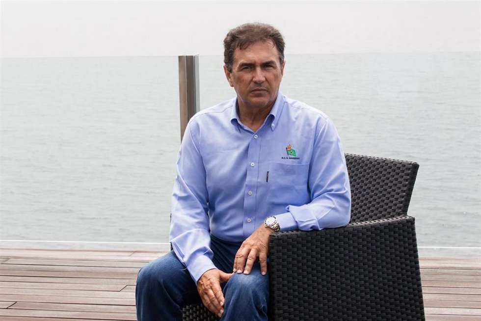 Archivo - Pedro Campos, presidente del Real Club Náutico de Sanxenxo
