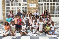 Una treintena de niños saharauis procedentes de campamentos de refugiados visitan la Diputación de Cádiz
