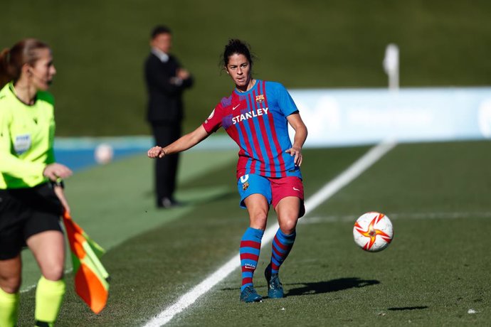 Archivo - Marta Torrejon of FC Barcelona in action during the spanish women league, Primera Iberdrola, football match played between Real Madrid and FC Barcelona at Alfredo di Stefano stadium on December 12, 2021, in Valdebebas, Madrid, Spain.