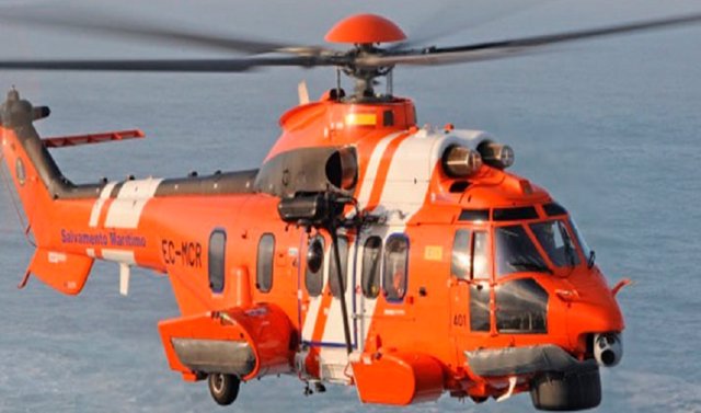 Archivo - Helicóptero de Salvamento Marítimo en una imagen de archivo