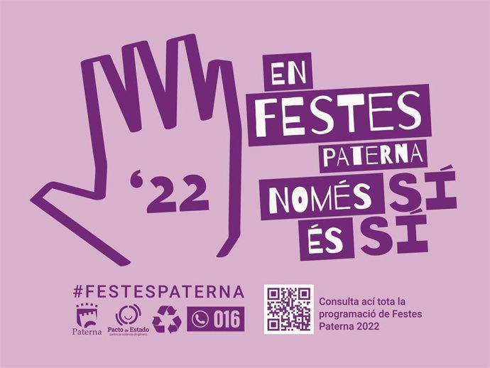 El Ayuntamiento de Paterna lanza la campaña En Festes Paterna només sí és sí