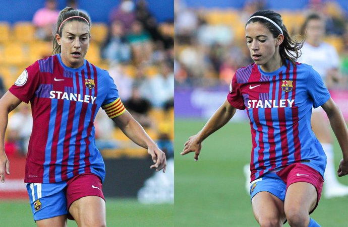 Las jugadoras del FC Barcelona Alexia Putellas y Aitana Bonmatí, candidatas al Balón de Oro 2022