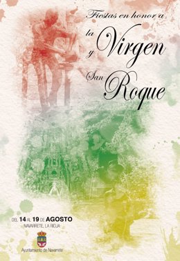 Cartel fiestas de Navarrete 2022