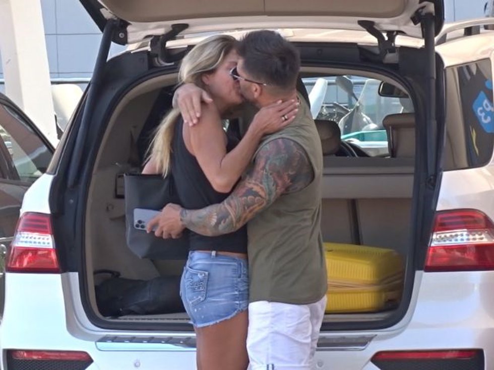 Makoke y su novio, Javier Berrio