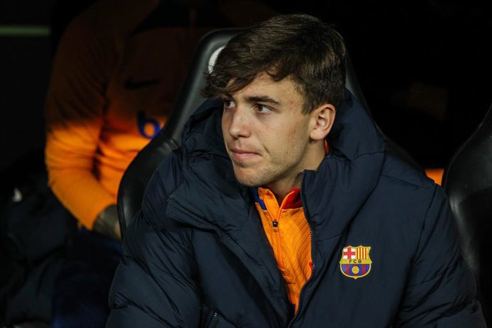 Archivo - Nico González amb el FC Barcelona
