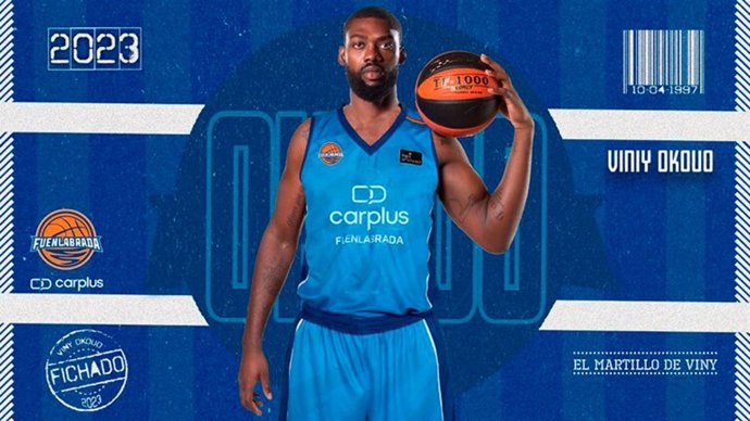 El pívot congoleño Viny Okouo, nuevo jugador del Carplus Fuenlabrada
