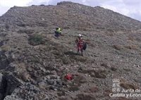 Auxiliado un montañero enriscado en el Alto de Cubil del Can, entre León y Cantabria
