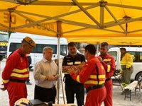 Vélez destaca la evolución "favorable" del incendio declarado en Jumilla (Murcia)