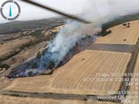 Declarado nivel 1 en Becerril (Segovia) al afectar las llamas a más de 30 hectáreas de superficie arbolada