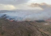 Dan por estabilizado el incendio de Jumilla (Murcia), aunque piden "prudencia" ante cambios climatológicos