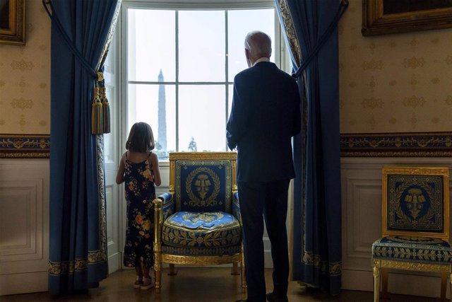 El presidente estadounidense, Joe Biden, en la Casa Blanca