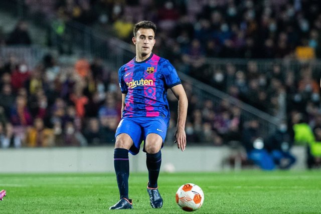 Archivo - Eric Garcia of FC Barcelona in action during the Europa League match, football match played between FC Barcelona and Galatasaray at Camp Nou stadium on March 10, 2022, in Barcelona, Spain.
