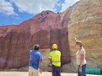 Fomento refuerza los taludes en la carretera que enlaza Moratalla con el Campo de San Juan