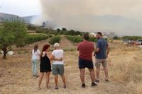 Más de 300 efectivos trabajan en el incendio de Añón del Moncayo que suma el desalojo del municipio de Talamantes