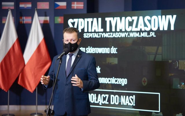 Archivo - El ministro de Defensa polaco, Mariusz Blaszczak 
