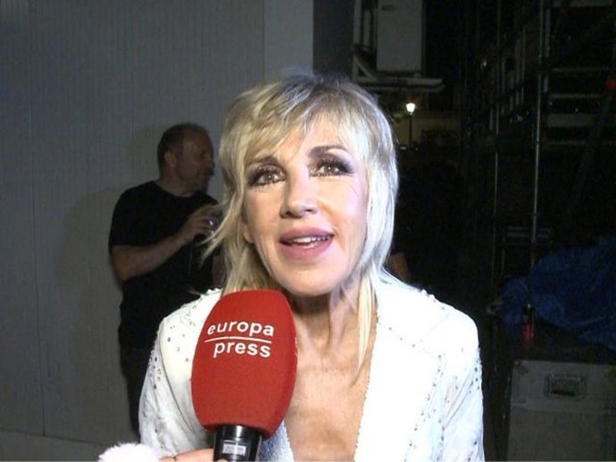 Ana Torroja en las fiestas de la Paloma