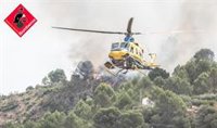 El incendio de la Vall d'Ebo ya ha calcinado 2.200 hectáreas