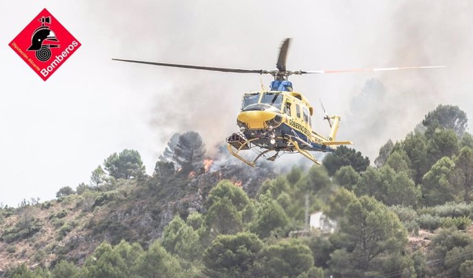 Incendo en la Val d'Ebo