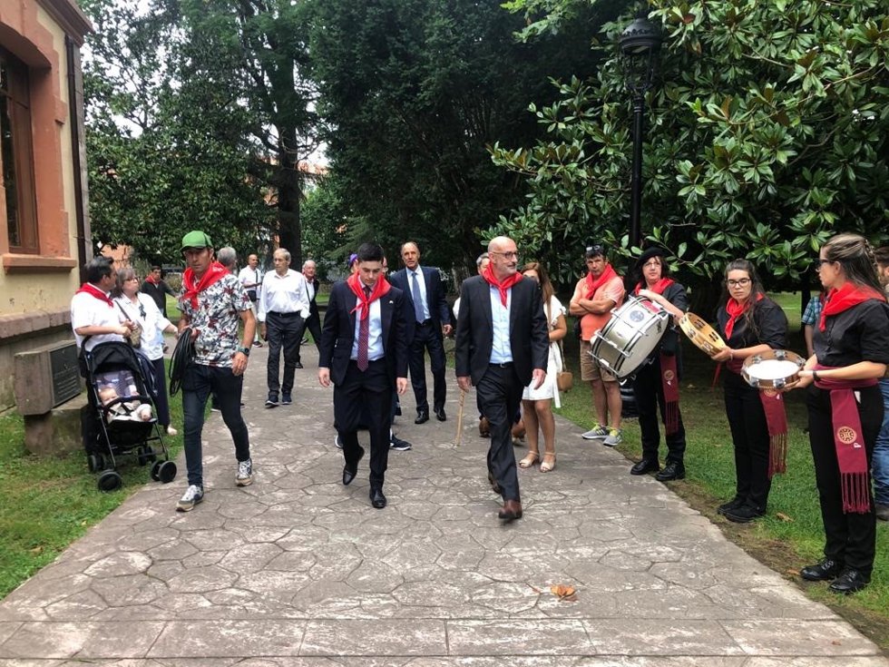 El portavoz de Ciudadanos, Félix Álvarez, en el Día de Cantabria