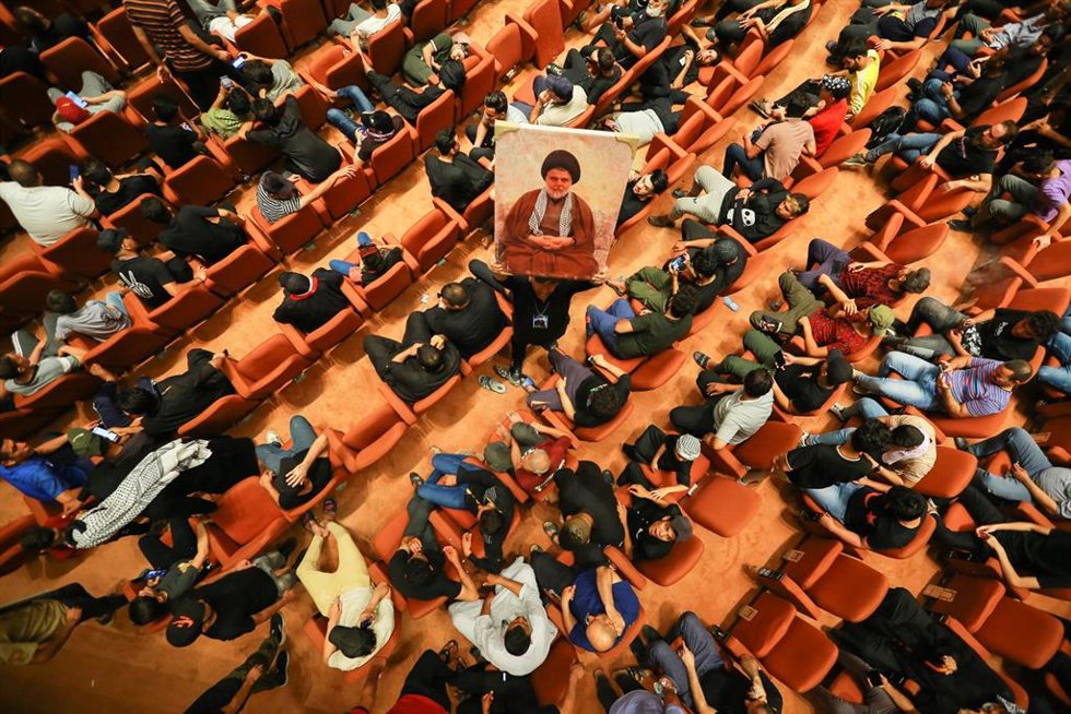 Simpatizantes del clérigo Muqtada al Sadr