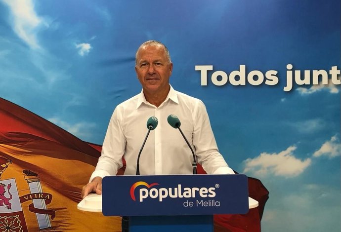 El secretario general del PP de Melilla, Miguel Marín, en una imagen de archivo