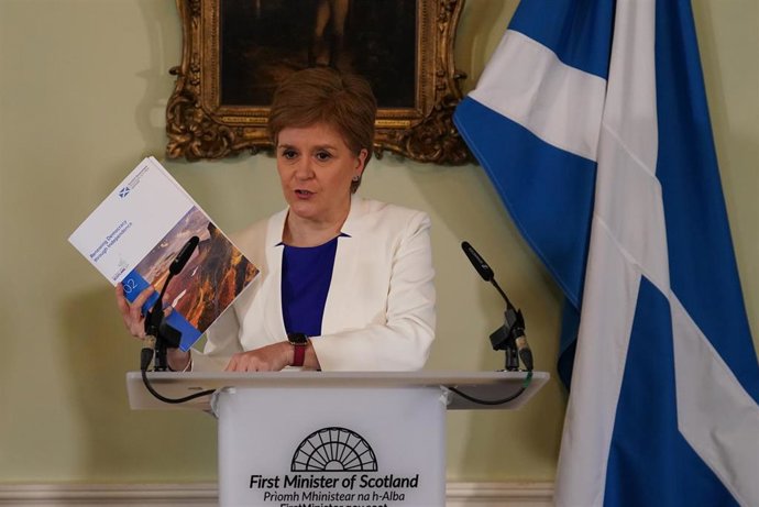 Archivo - La ministra principal de escocia, Nicola Sturgeon
