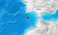 Un terremoto de magnitud 5,4 sacude el Golfo de Cádiz