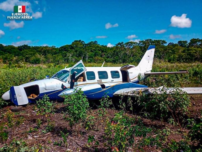 Aeronave en Campeche, México.