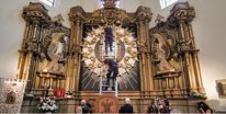 Descenso del cuadro de la Virgen de la Paloma