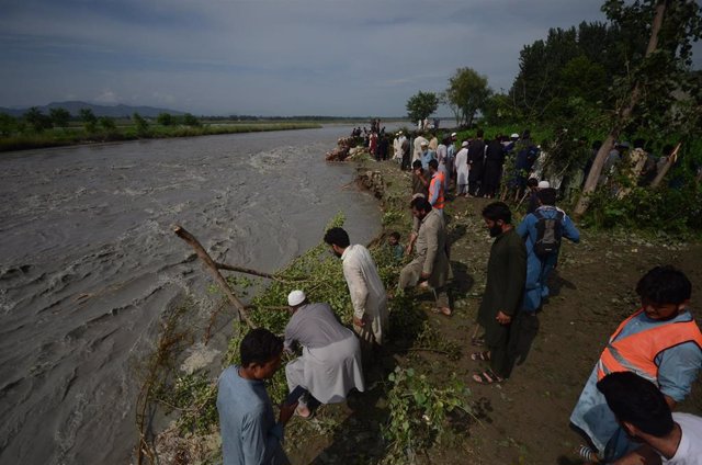 Inundaciones en Peshawar, Afganistán (imagen de archivo).