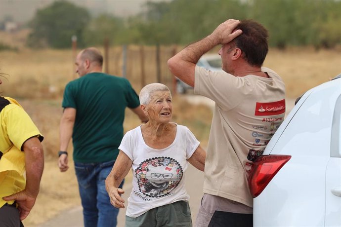 La desesperación de un vecino de Añón del Moncayo en la tarde en la que se inició el incendio