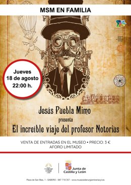 Cartel de la obra 'El increíble viaje del Profesor Notorius'