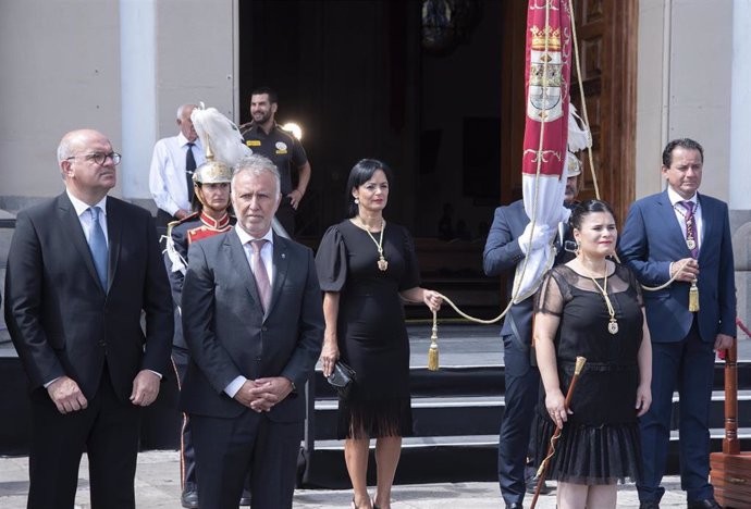 El presidente de Canarias en los actos oficiales de Candelaria